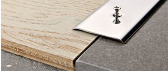 Progress Profiles - Proplate Acier Inox. Poli 40mm Perce