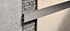 Progress Profiles - Moulure décorative pour bordure de céramique Profinlist 20 aluminium anodisé titane (10 mm) 3/8" x 8' 10-5/16"