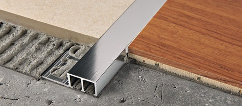 Progress Profiles - Moulure décorative pour bordure de céramique Profinlist 20 aluminium poli chrome (10 mm) 3/8" x 8' 10-5/16"