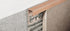Progress Profiles - Moulure décorative pour bordure de céramique Projolly Square aluminium anodizé brossé titane (12.5 mm) 1/2" x 8' 10-5/16"