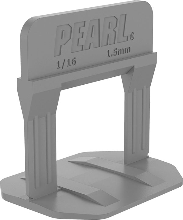 Pearl Abrasive - Clips de nivellement PLS Gray 1/16" (Pack of 500)