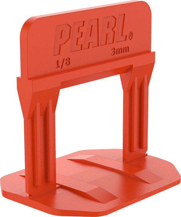 Pearl Abrasive - Clips de nivellement PLS Red 1/8" (Pack of 500)