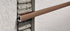 Progress Profiles - Moulure décorative pour bordure de céramique Prolistel P ALL aluminium poli brossé cuivre (10 mm) 3/8" x 8' 10-5/16"