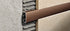 Progress Profiles - Moulure décorative pour bordure de céramique Prolistel ALL aluminium brossé cuivre (25 mm) 1" x 8' 10-5/16"