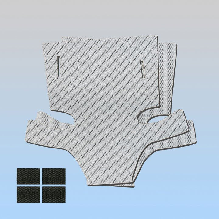 Proknee - Modèle 0714 Standard - Doublures anti-froissement (paire)