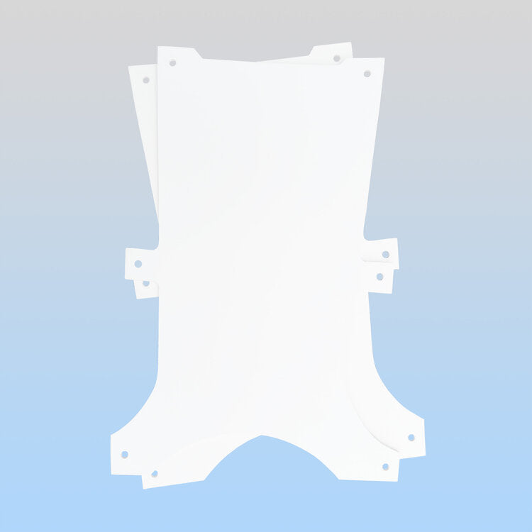 Proknee - Botte en caoutchouc pour AP16 - Blanc (Paire)