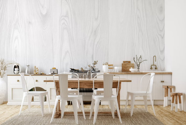 COMPOSI wall panel 3mm #305 Matt White Oak 48" x 96" - 1/8" (3 mm)