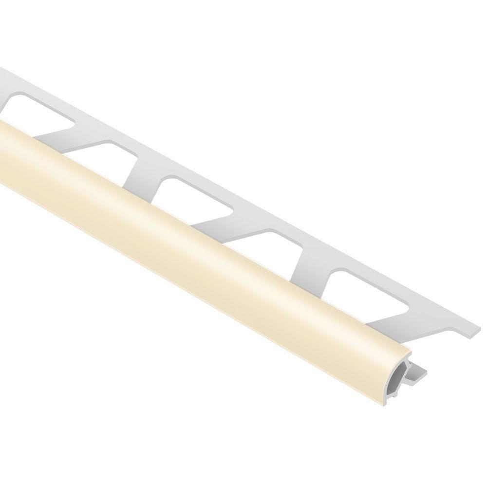 Schluter - RONDEC Bullnose Trim - PVC Plastic Sand Pebble 3/8" (10 mm) x 8' 2-1/2"