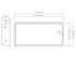 Fusion - 12" x 24" - Niche de douche Acier inoxydable noir ||PRO1224B