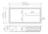 Fusion - Nano 12" x 24" - Niche de douche avec demi tablette acier inoxydable ||PRO1224THGS