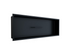 Fusion - 12" x 36" - Niche de douche avec tablette centrale acier inoxydable Noir ||PRO1236THB