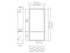 Fusion - 12" x 24" - Shower niche with nano stainless steel shelf ||PRO2412TGS
