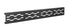 Fusion - Grille de douche linéaire acier inoxydable noir 2-1/2" x 36"