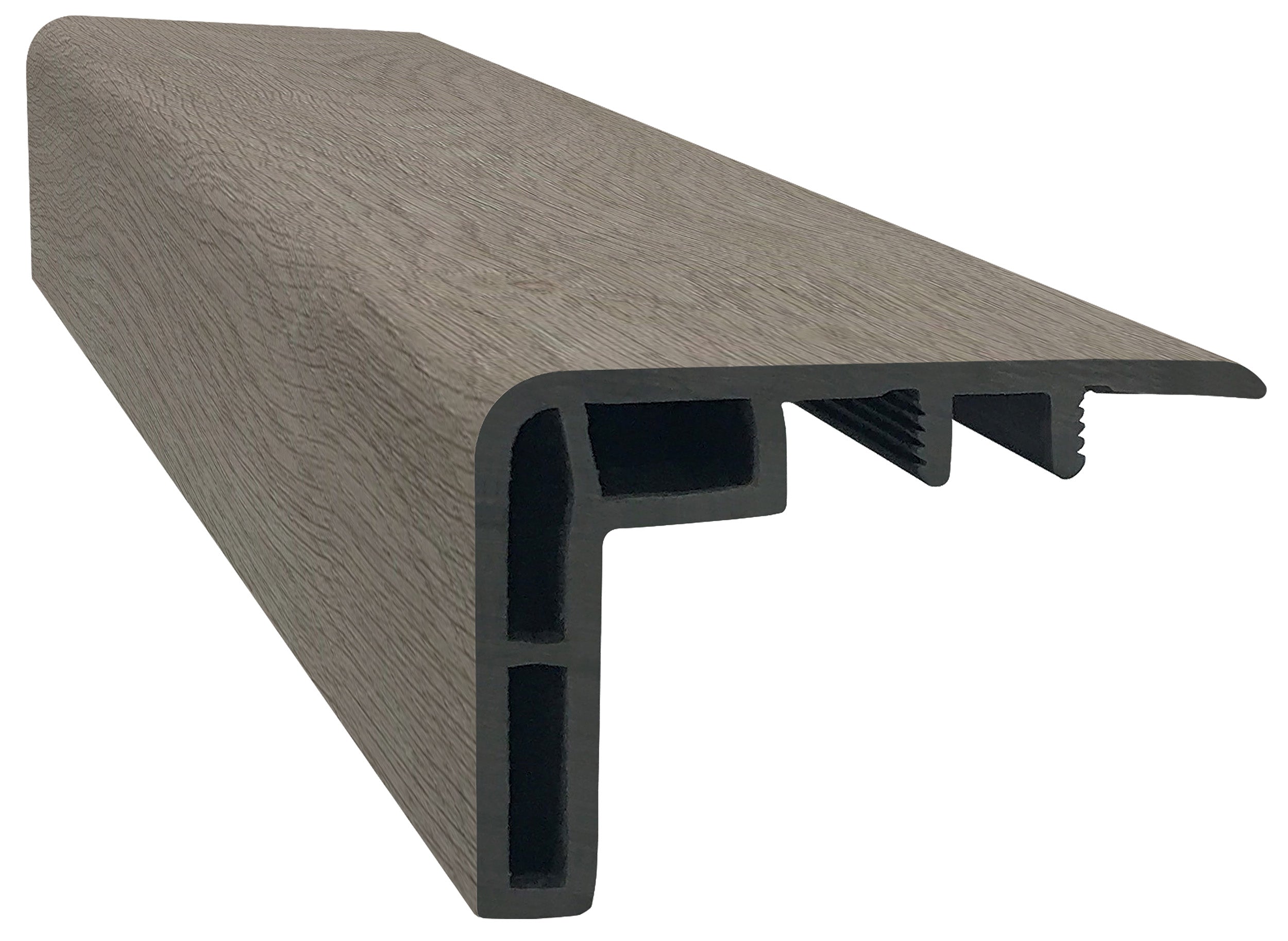 ProSolutions - Nez de marche en vinyl SPC à chevauchement Elevation Rocky 1-3/8" x 2-1/8" x 94"