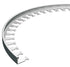 Progress Profiles - Moulure décorative pour bordure de céramique Proterminal Curved acier inoxydable poli (10 mm) 3/8" x 8' 10-5/16"