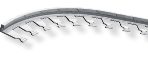 Progress Profiles - Moulure décorative pour bordure de céramique Proterminal Curved aluminium naturel (20 mm) 25/32" x 8' 10-5/16"