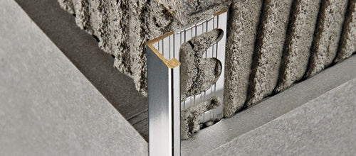 Progress Profiles - Moulure décorative pour bordure de céramique Proterminal laiton chromé (10 mm) 3/8" x 8' 10-5/16"