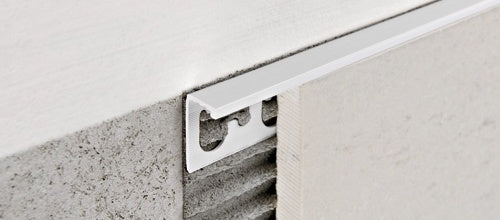 Progress Profiles - Moulure décorative pour bordure de céramique Proterminal PVC #01 blanc (8 mm) 5/16" x 8' 10-5/16"