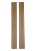 Acoustic panel in African Walnut wood slats