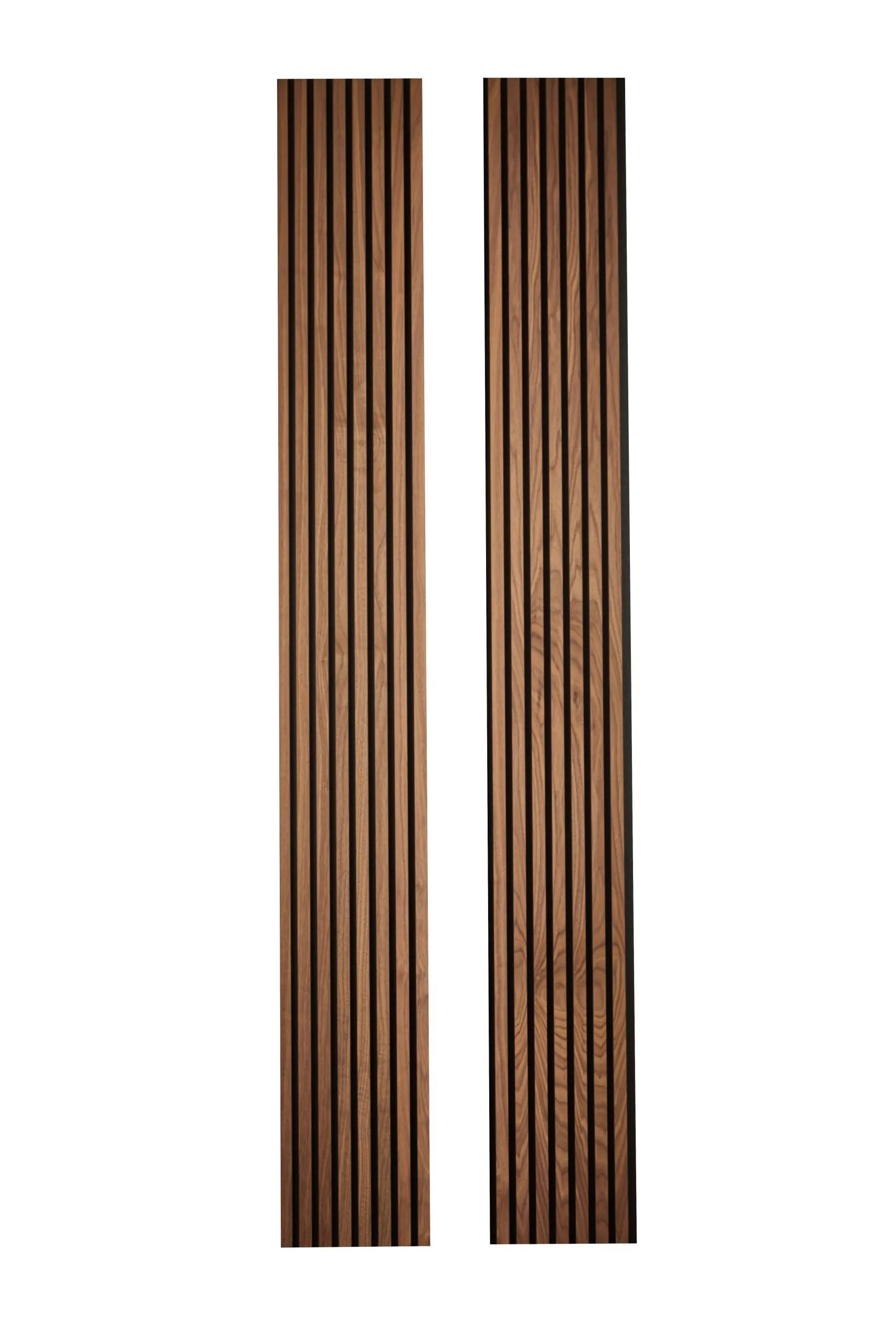 Acoustic panel in Walnut wood slats