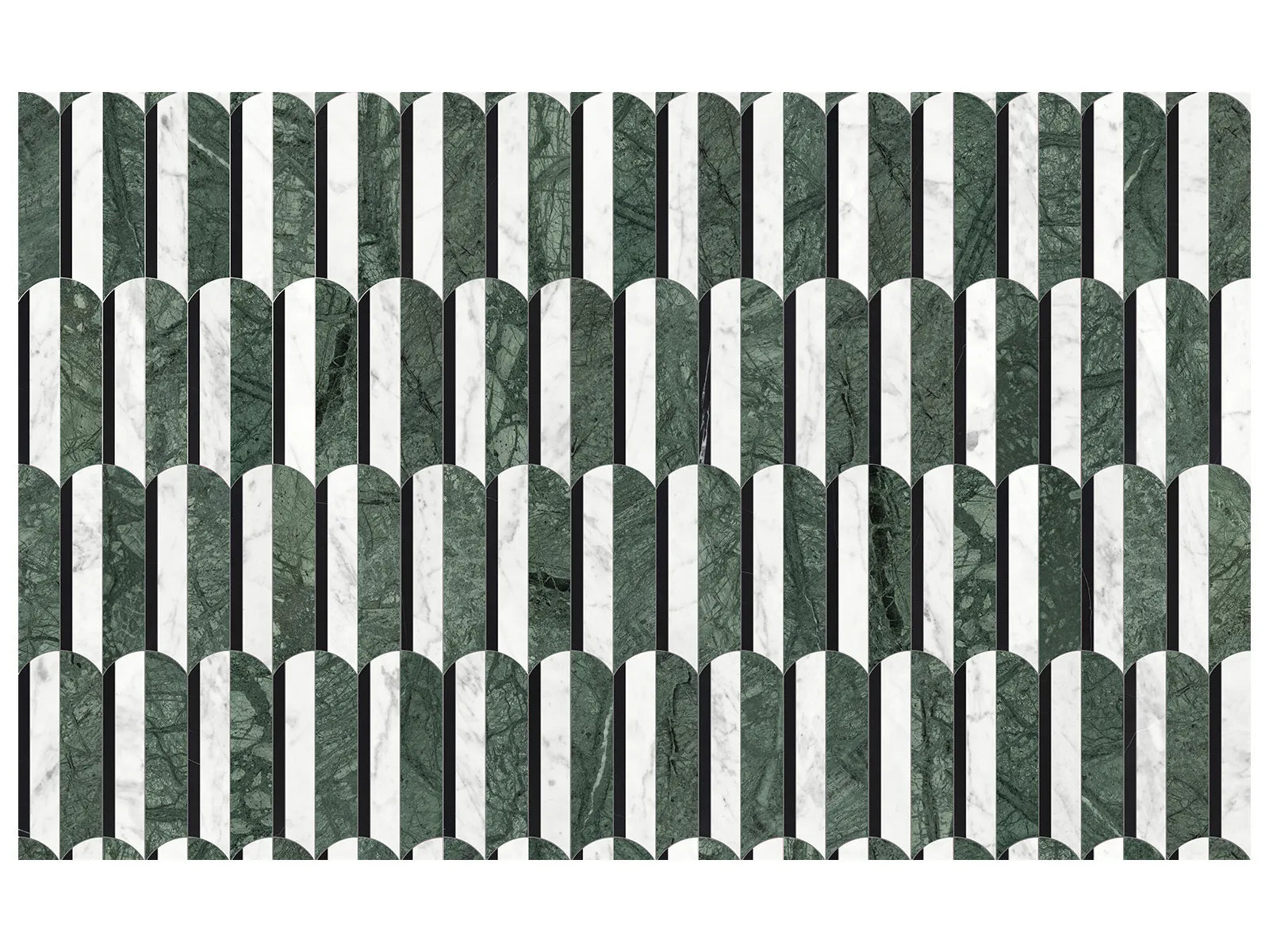 Utopio Hydros Natural Stone Mosaic - Pine ||5001-0405-0