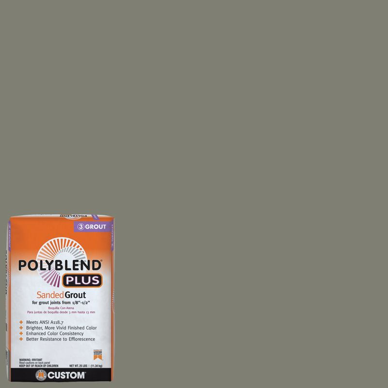 Custom Building Products - Coulis avec sable PolyBlend Plus #9 Natural Gray 25 lb