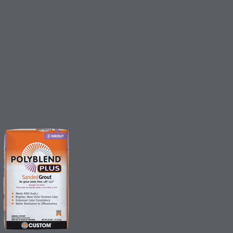 Custom Building Products - Coulis avec sable PolyBlend Plus #370 Dove Gray 25 lb