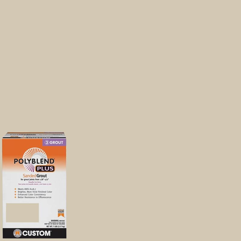 Custom Building Products - Coulis avec sable PolyBlend Plus #382 Bone 7 lb
