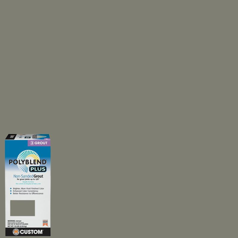 Custom Building Products - Coulis sans sable PolyBlend Plus #9 Natural Gray 10 lb