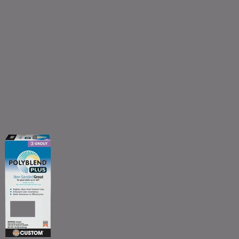 Custom Building Products - Coulis sans sable PolyBlend Plus #19 Pewter 10 lb