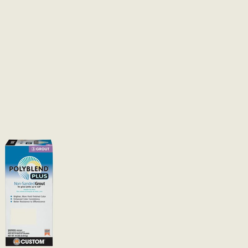 Custom Building Products - Coulis sans sable PolyBlend Plus #381 Bright White 10 lb
