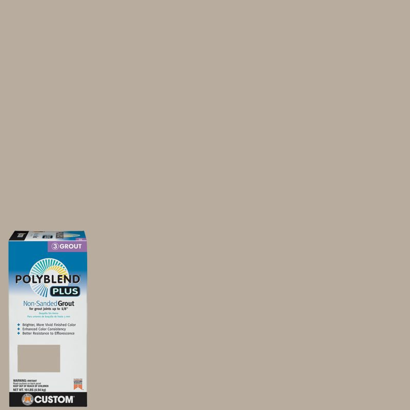 Custom Building Products - Coulis sans sable PolyBlend Plus #386 Oyster Gray 10 lb