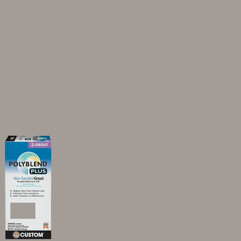 Custom Building Products - Coulis sans sable PolyBlend Plus #542 Graystone 10 lb