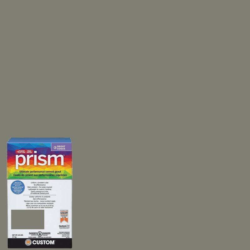 Custom Building Products - Coulis avec sable haute performance Prism #9 Natural Gray 6.8 lb
