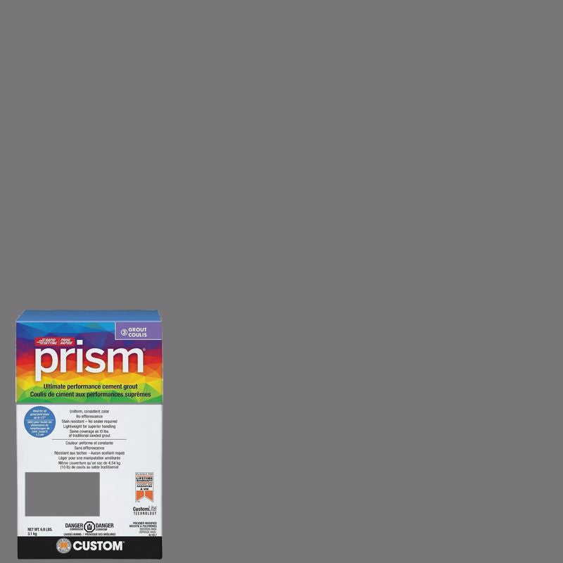 Custom Building Products - Coulis avec sable haute performance Prism #19 Pewter 6.8 lb