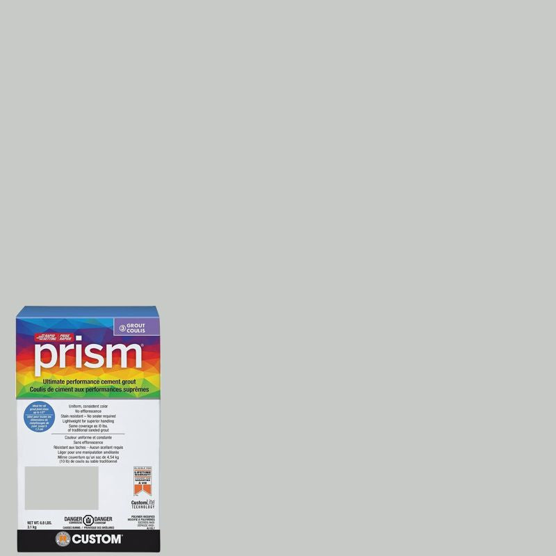 Custom Building Products - Coulis avec sable haute performance Prism #544 Rolling Fog 6.8 lb