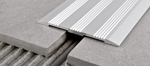 Progress Profiles - Couvre-joint et couvre-seuil Proplate 80 ALZ en aluminium argent anodisé