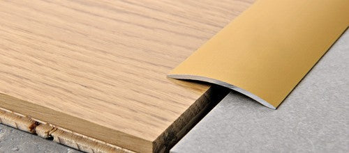 Progress Profiles - Profilé couvre-joint Prosol auto-adhésif en aluminium anodisé or 1/16" (2 mm) x 1-9/16" x 8' 10-3/16"