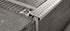 Progress Profiles - Profilé pour marche Prostair aluminium naturel avec insert en résine de vinyle/caoutchouc Gris 10 mm