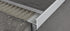 Progress Profiles - Profilé pour marche Protermstep All aluminium anodisé argent 10 mm