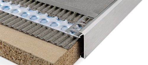 Progress Profiles - Raccord pour angle externe de 90° Protop en aluminium brillanté titane