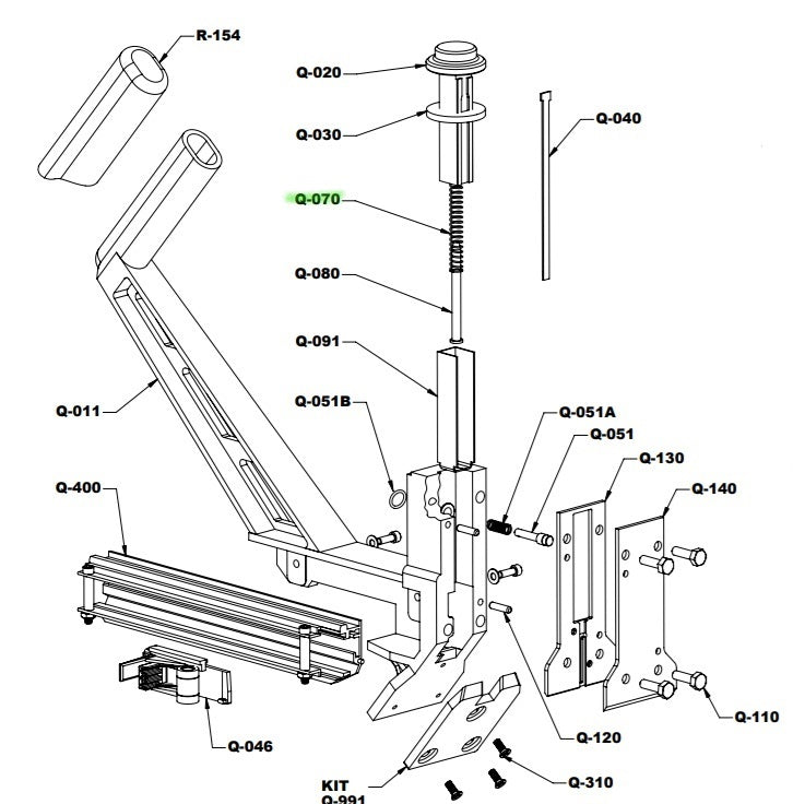 Primatech - Ressort pour Q500