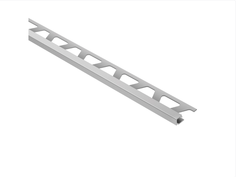 Schluter - 3/8" (10 mm) x 8' 2-1/2" - QUADEC Profilé de bordure carré - aluminium anodisé mat ||Q100AE