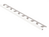 Schluter - 3/8" (10 mm) x 8' 2-1/2" - QUADEC Profilé de bordure carré - aluminium blanc éclatant ||Q100BW