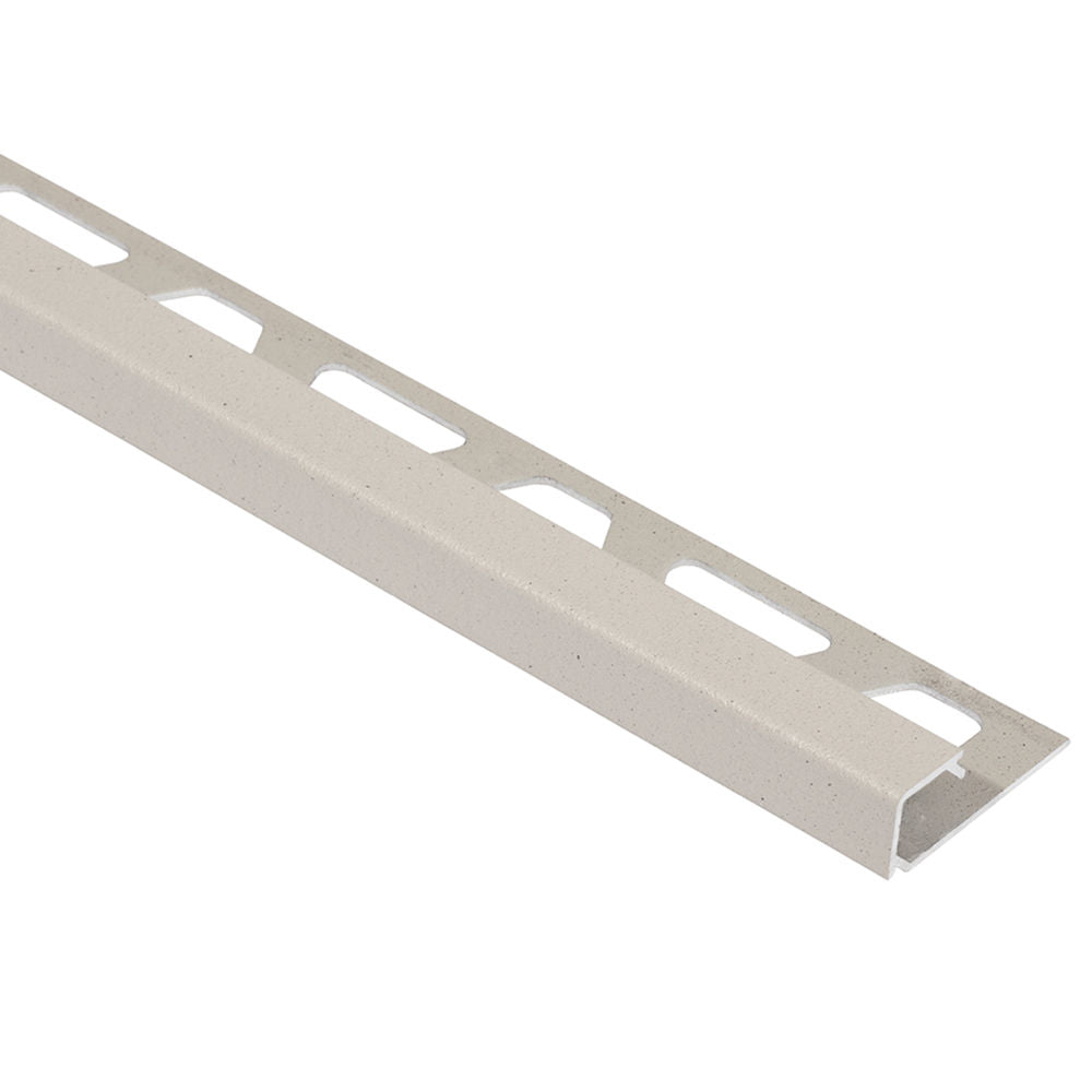 Schluter - QUADEC Profilé de bordure carré - aluminium ivoire 3/8" (10 mm) x 8' 2-1/2"