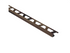 Schluter - 1/2" (12.5 mm) x 8' 2-1/2" - QUADEC Profilé de bordure carré - aluminium anodisé bronze antique brossé ||Q125ABGB
