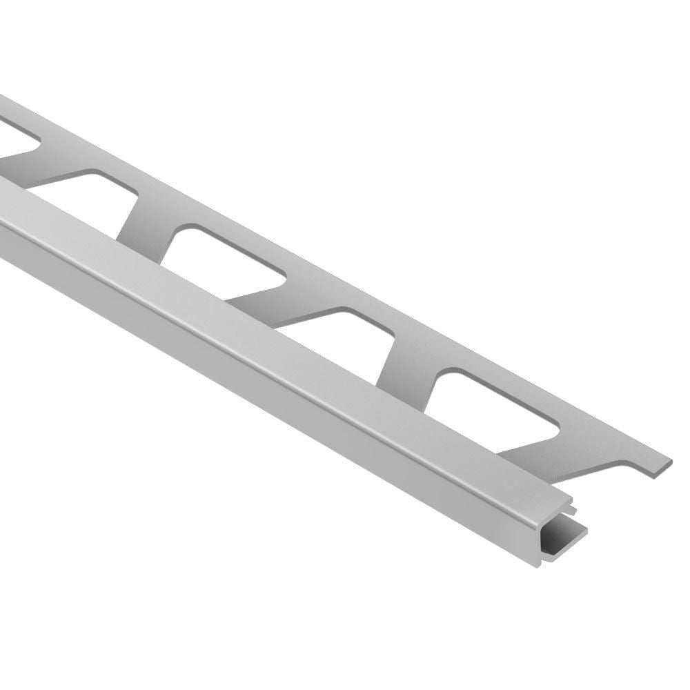 Schluter - QUADEC Profilé de bordure carré - aluminium anodisé mat 1/4" (6 mm) x 8' 2-1/2"