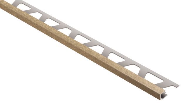 Schluter - QUADEC Profilé de bordure carré - aluminium beige 5/16" (8 mm) x 8' 2-1/2"