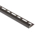 Schluter - QUADEC Profilé de bordure carré - aluminium anthracite foncé 5/16" (8 mm) x 8' 2-1/2"