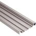Schluter - QUADEC-FS Profilé à double rainures - aluminium anodisé nickel mat 5/16" (8 mm) x 8' 2-1/2"